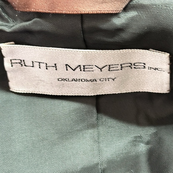 Vintage Ruth Meyers Inc. Oklahoma City Brown Velvet Blazer - Picture 4 of 7